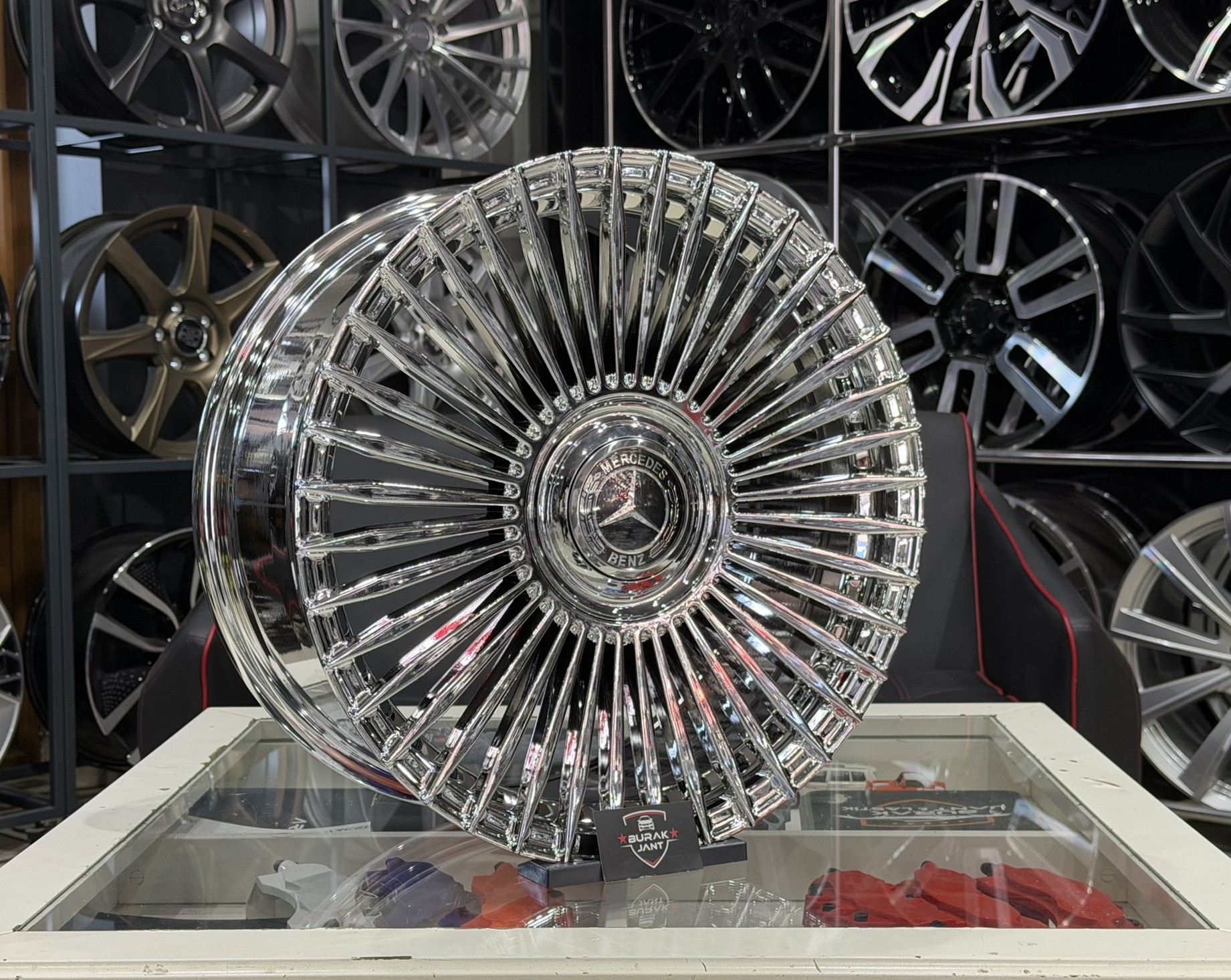 18 İNÇ 5X112 MERCEDES UYUMLU KROM ESCOBAR JANT MODELİ (4ADET) - Görsel 2