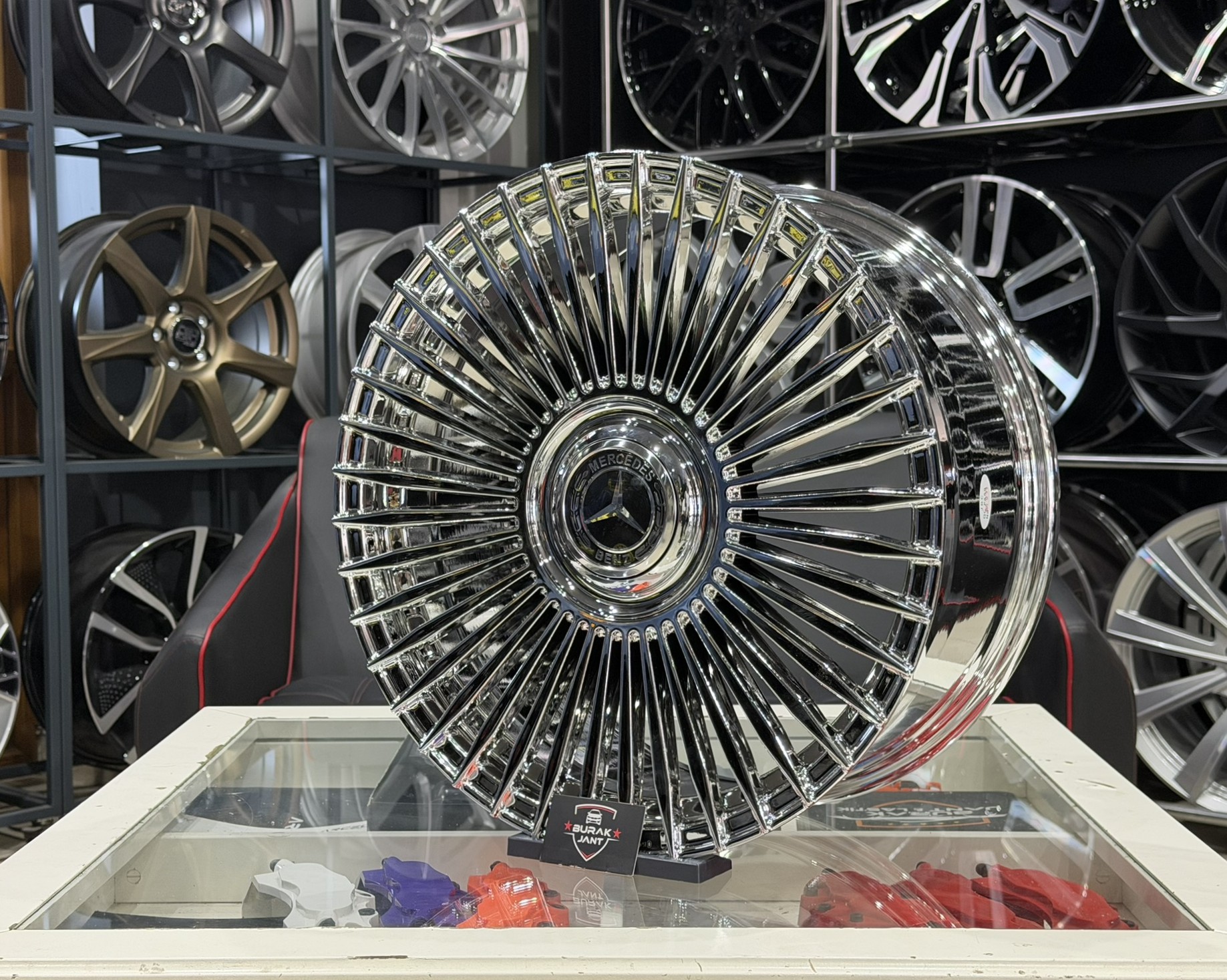 18 İNÇ 5X112 MERCEDES UYUMLU KROM ESCOBAR JANT MODELİ (4ADET) - Görsel 3