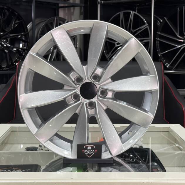 16 İNÇ 5X100 VOLKSWAGEN POLO İBİZA RAPİD EGEA SİLVER LUGANO JANT MODELİ (4ADET)