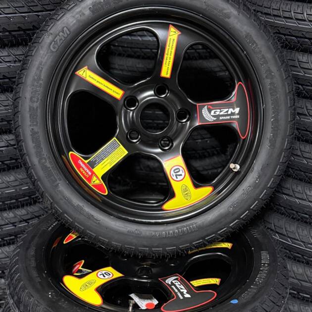 16 İNÇ 4X108 FORD PEUGEOT CİTRÖEN UYUMLU MİNİ STEPNE JANT VE LASTİK SETİ (1ADET)