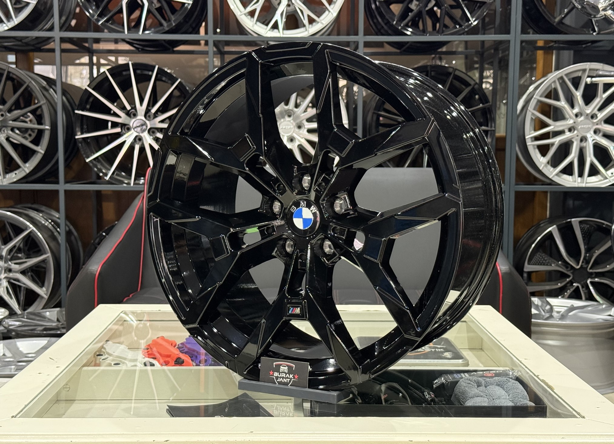 19 İNÇ 5X120 BMW F10 F30 STYLE-995 M SPORT SHADOW ÖN/ARKA PİANO BLACK JANT MODELİ (4ADET) - Görsel 3