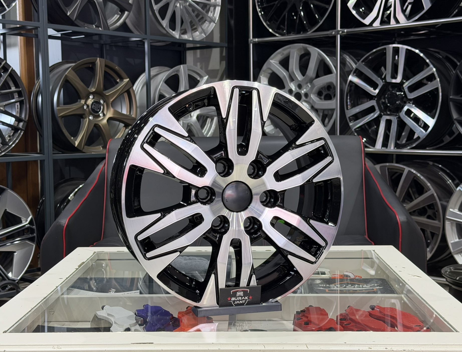 16 İNÇ 6X120 YENİ VW TRANSPORTER VE YENİ FORD CUSTOM JANT MODELİ (4ADET) - Görsel 2