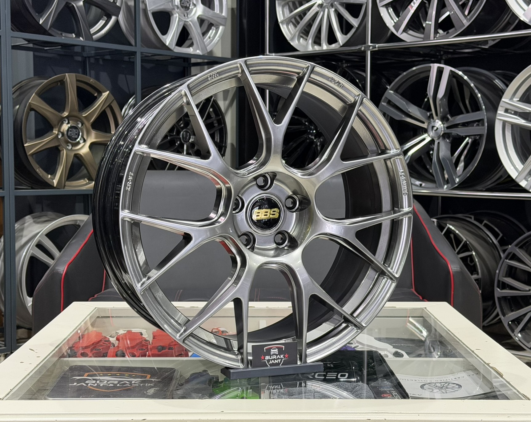 17 İNÇ 5X100 BBS RE-V7 HYPER BLACK JANT MODELİ (4ADET) - Görsel 2