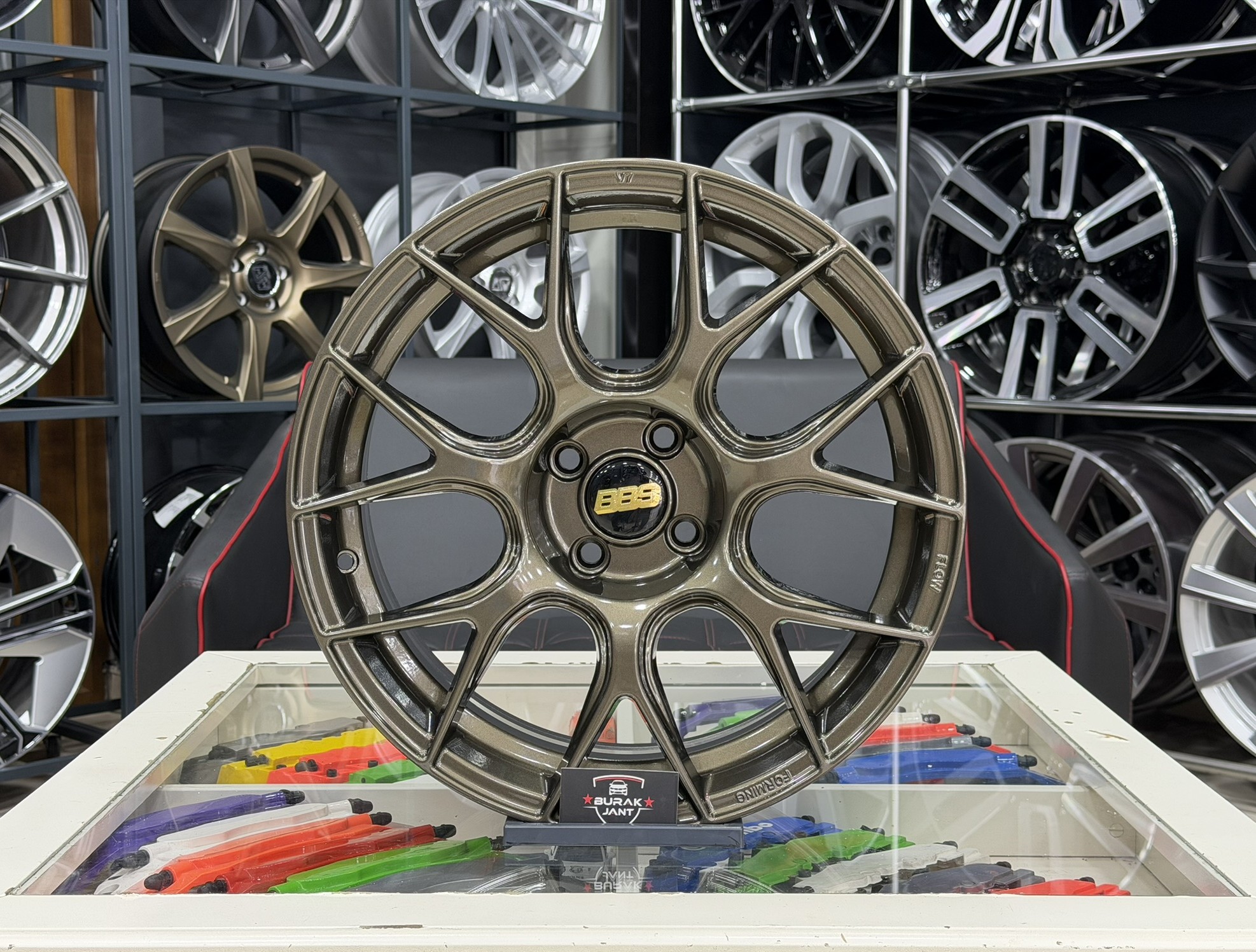17 İNÇ 4X100 BBS RE-V7 BRONZE JANT MODELİ (4ADET)