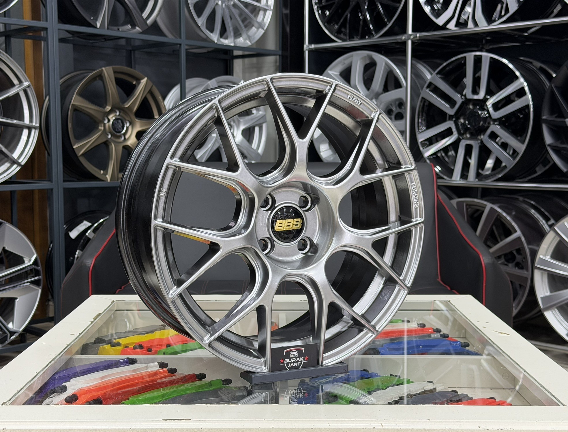 17 İNÇ 4X108 BBS RE-V7 HYPER BLACK JANT MODELİ (4ADET) - Görsel 2