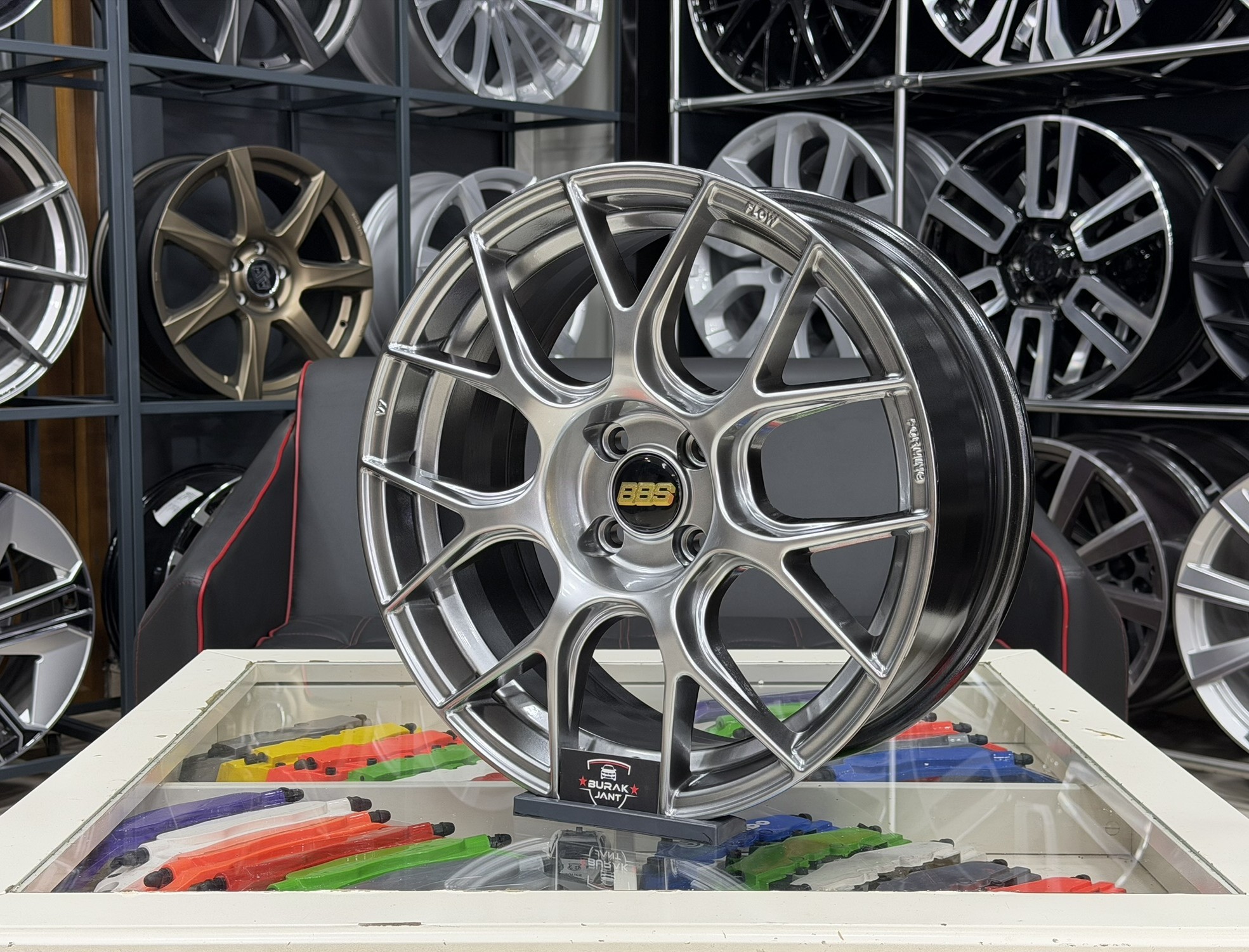 17 İNÇ 4X108 BBS RE-V7 HYPER BLACK JANT MODELİ (4ADET) - Görsel 3