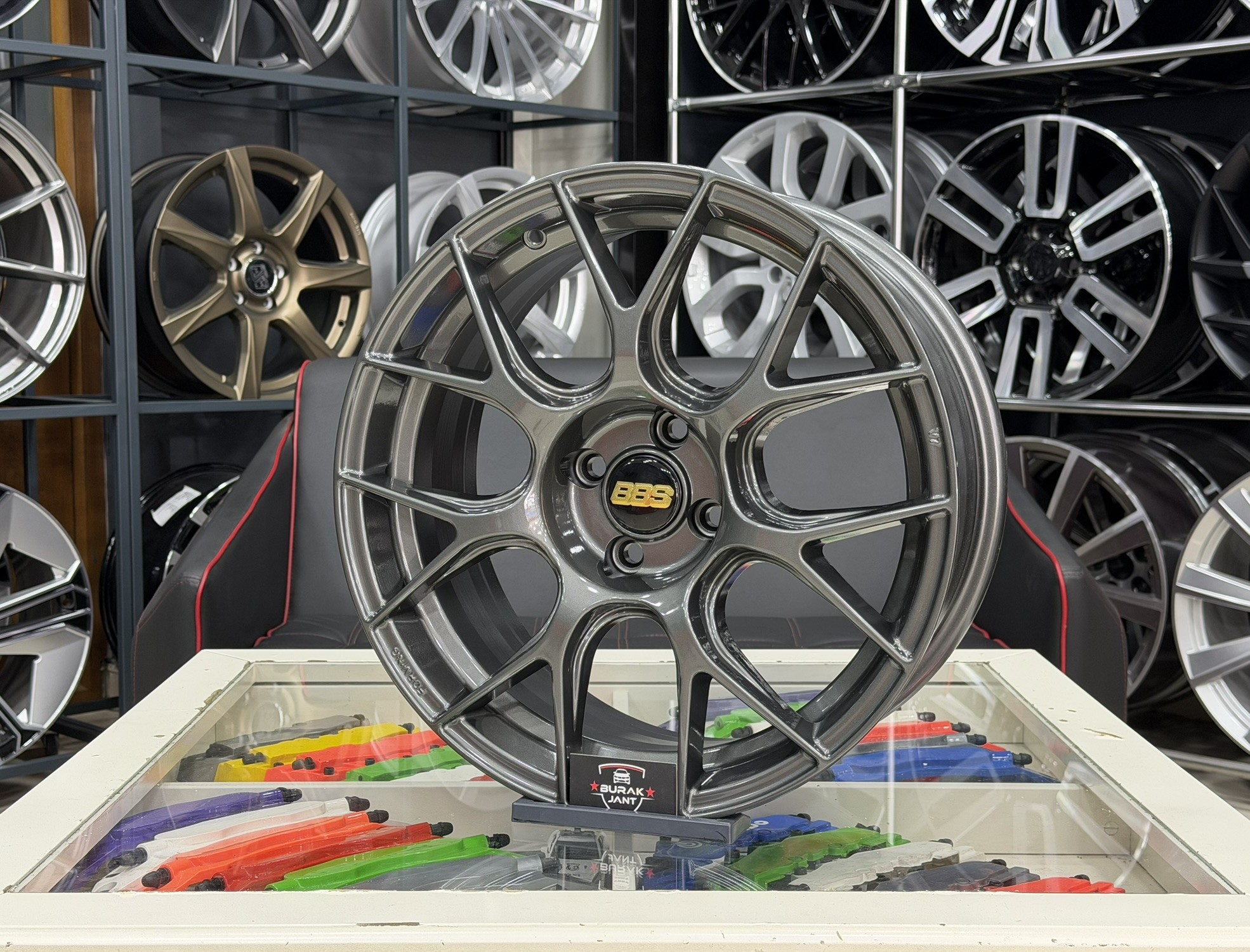 17 İNÇ 4X108 BBS RE-V7 GUNMETAL JANT MODELİ (4ADET) - Görsel 3