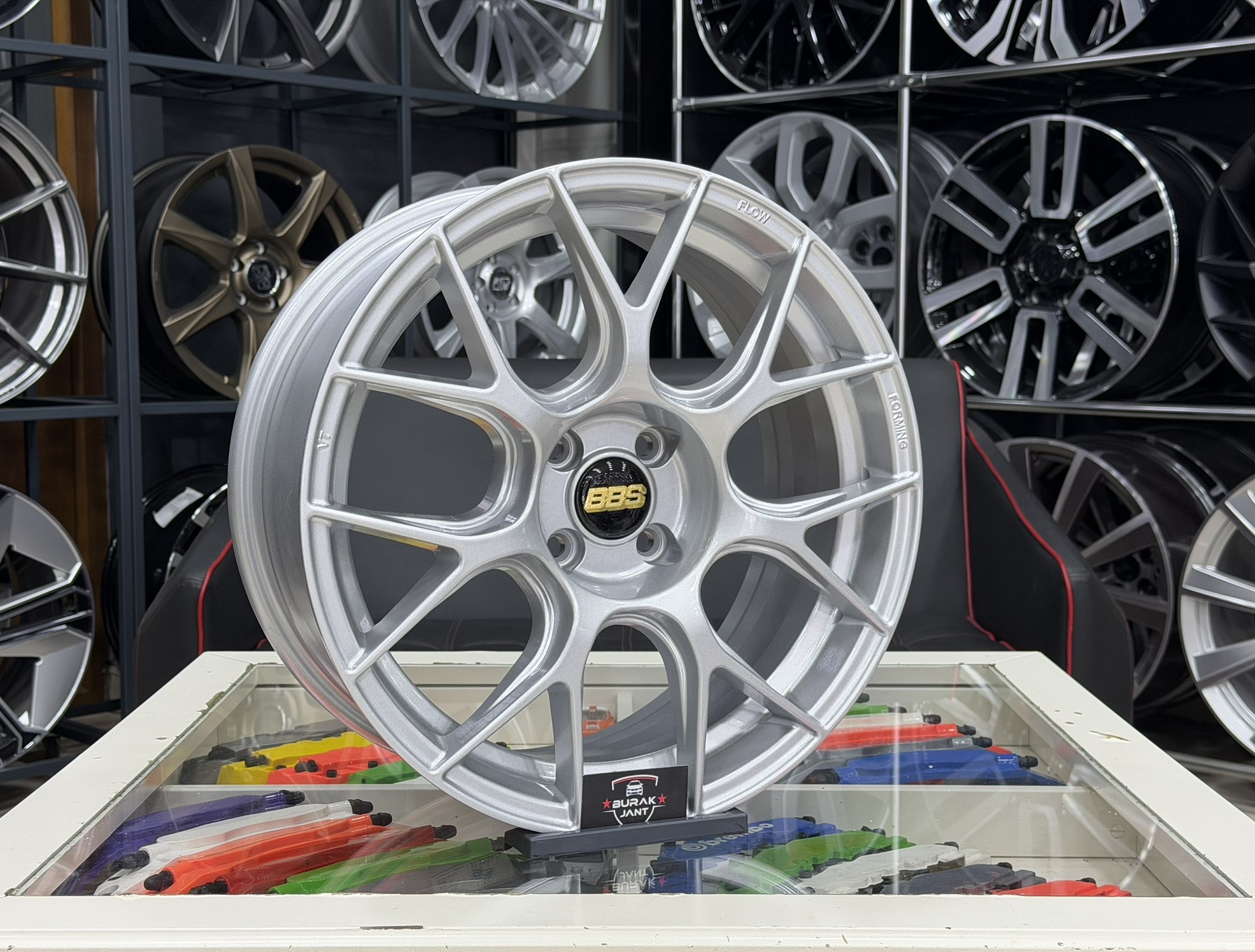 17 İNÇ 4X108 BBS RE-V7 SİLVER JANT MODELİ (4ADET) - Görsel 2