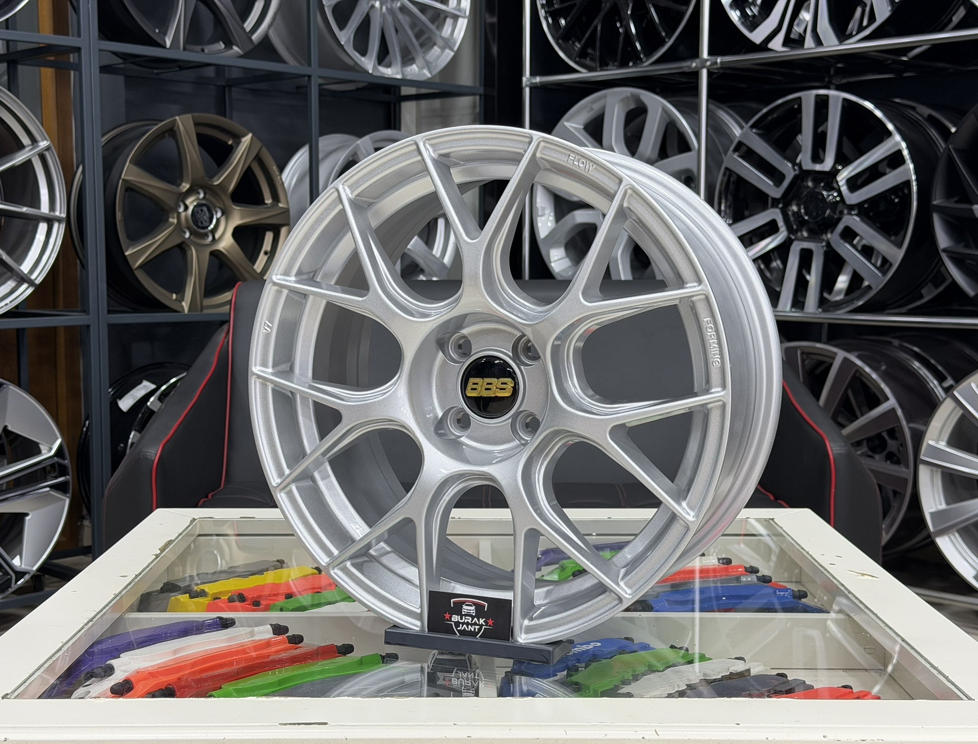 17 İNÇ 4X108 BBS RE-V7 SİLVER JANT MODELİ (4ADET) - Görsel 3