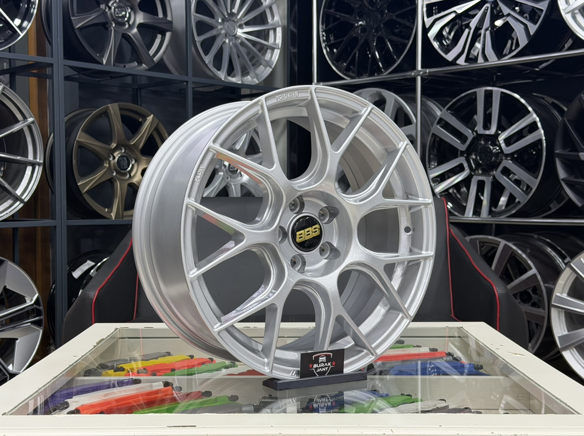 17 İNÇ 5X100 BBS RE-V7 SİLVER JANT MODELİ (4ADET) - Görsel 2