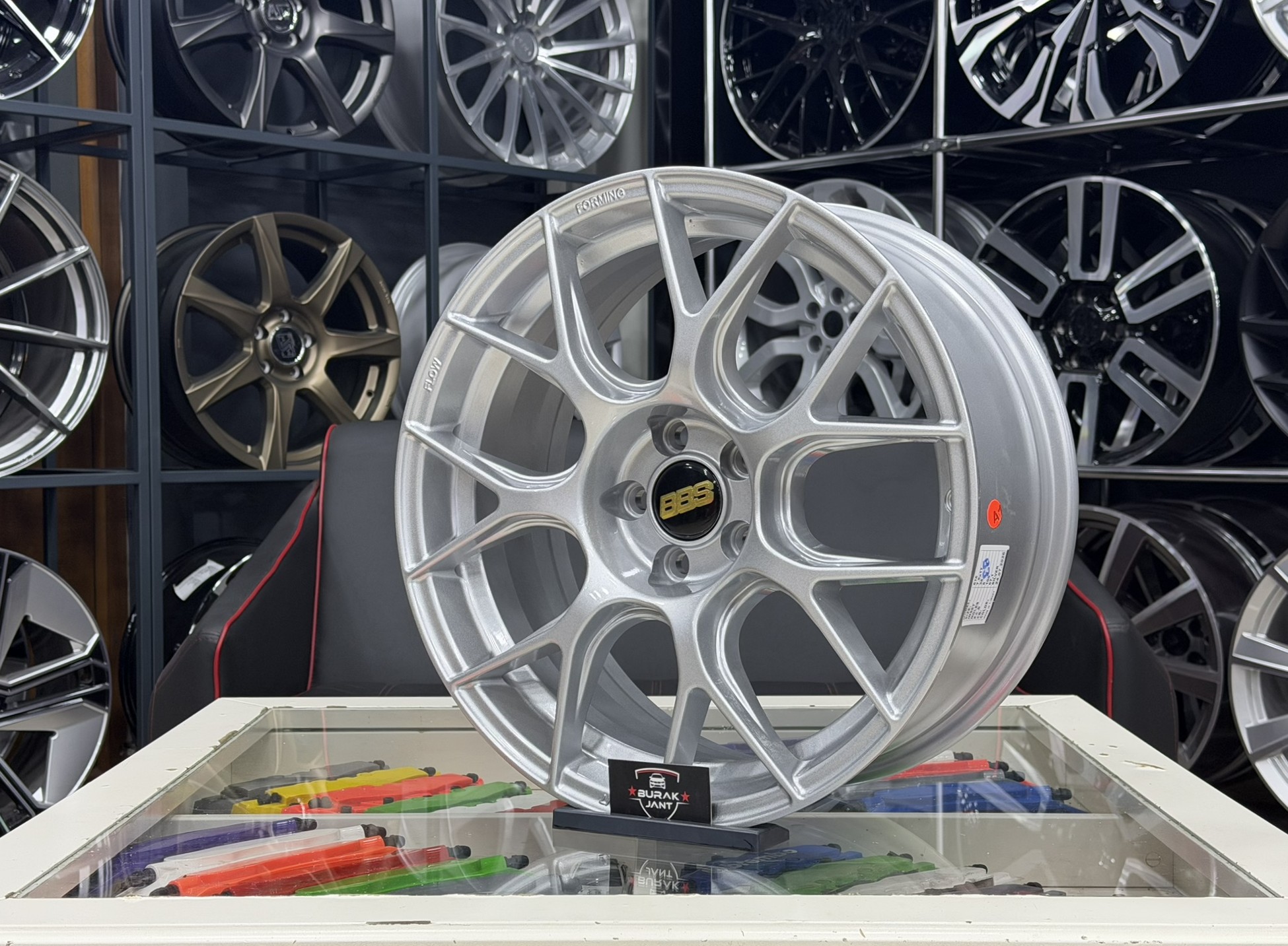 17 İNÇ 5X100 BBS RE-V7 SİLVER JANT MODELİ (4ADET) - Görsel 3